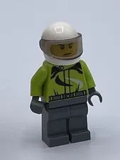 Lego Minifigure CTY475 Monster Truck Driver From Set 60055 Minifigure Car