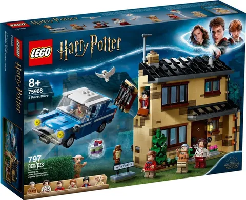 LEGO 75968 Harry Potter 4 Privet Drive Rare Collectible Building Set