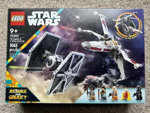 Star Wars LEGO 75393 TIE Fighter & X-Wing Mash-Up Rebuild The Galaxy
