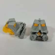 2X LEGO Bionicle Head Connector Block 32553 Trans-Neon Yellow Brain Stalk 32554