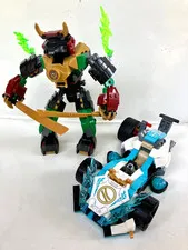 LEGO NINJAGO for Parts: Lloyd's Elemental Power Mech  & Zane's Dragon Power Car