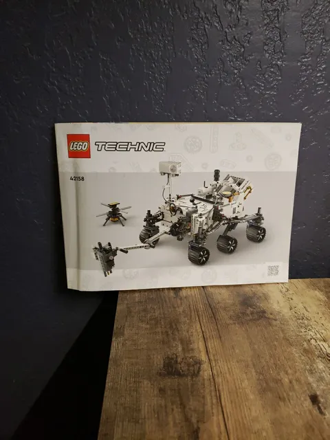 Lego Technic 42158 NASA Mars Rover Perseverance Instruction Guide MANUAL ONLY