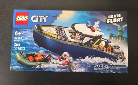 LEGO City Police Boat Chase Building Toy (60456) 264 Pieces