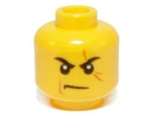 LEGO® Part 3626pb1047 - Ninjago kai Head
