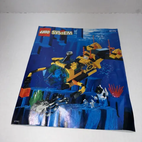 Lego Aquazone Crystal Explorer Sub 6175 Vintage 1995 - Instruction Book Only