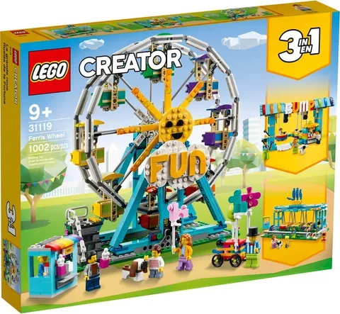 LEGO CREATOR 3 in 1 - 31119 Ferris Wheel *Retired* BRAND NEW & SEALED