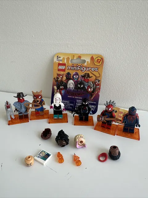 LEGO Across The Spider-Verse Collectible Minifigure Lot of 6 71050 Miles Gwen