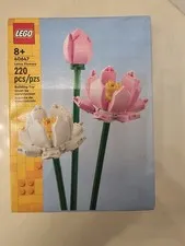  LEGO 40647 Botanicals Lotus Flowers New Sealed 220 Pieces 8+ Builder 