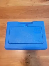 Vintage 1983 Lego Blue Plastic Storage Box Container Carrying Case Only-No Legos