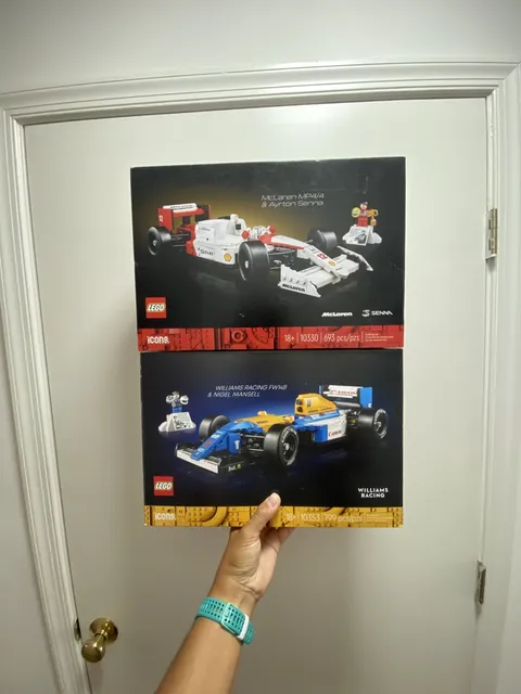 Lego McLaren MP4/ Senna(10330) and Williams Racing Fw14b/Nigel Mansell(10353)