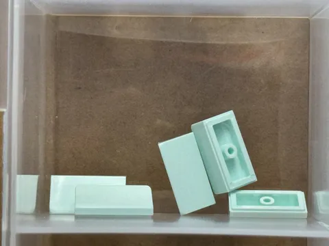 LEGO Parts - Light Aqua Slope 30 1 x 2 x 2/3 - No 85984 - QTY 5