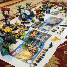 LEGO City Jungle Air Drop Helicopter 60162 1250pc Explorer  Total Sets 7