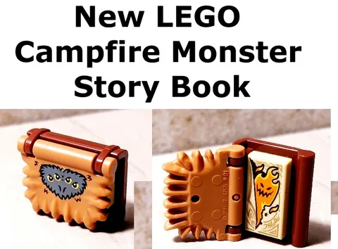 New LEGO Fire Safety Book Campfire Scary Story Scouting Halloween Scout Fun Gift