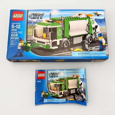 Lego 4432 • Garbage Truck • EMPTY Box & Manual Only • Retired