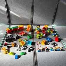 LEGO DUPLO Vehicles Construction Trucks Excavators Trains Airplane Figures Lot