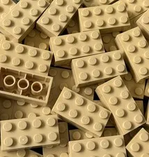 100% Authentic Lego Basic Bricks 2x4 Building Blocks 50 Pieces #3001