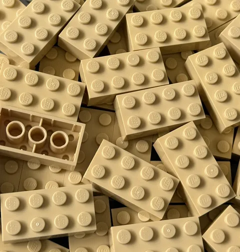 100% Authentic Lego Basic Bricks 2x4 Building Blocks 50 Pieces #3001