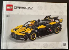 LEGO Technic 42151 Bugatti Bolide Instruction Manual Only