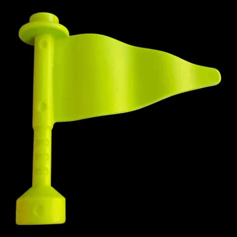 lime green Duplo part- airport wind flag -combined shipping (MISC72)