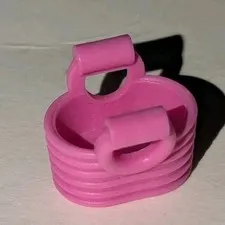 Lego Female Minifig Dark Pink BASKET Girl Friends Minifigure Hand Bag Purse Part
