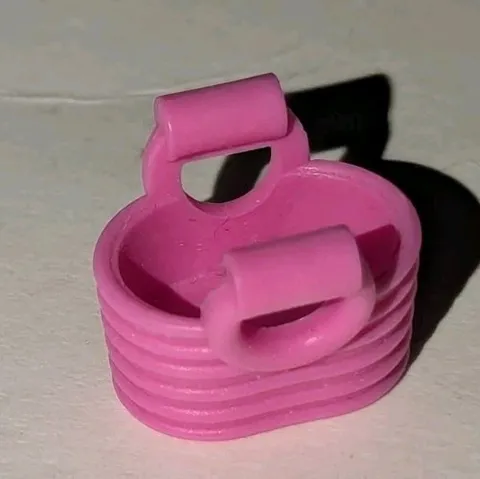 Lego Female Minifig Dark Pink BASKET Girl Friends Minifigure Hand Bag Purse Part