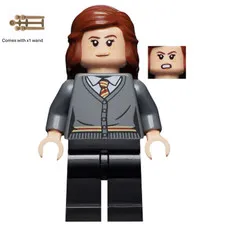 LEGO Harry Potter Hermione Granger Minifigure hp240 Gryffindor Sweater Wand New