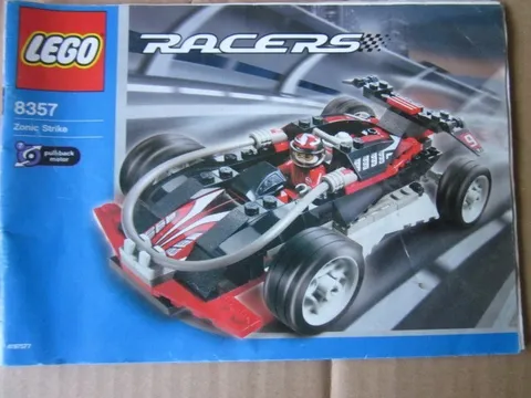 Lego Racers Building Instructions Instruction 8357 Zonic Strike