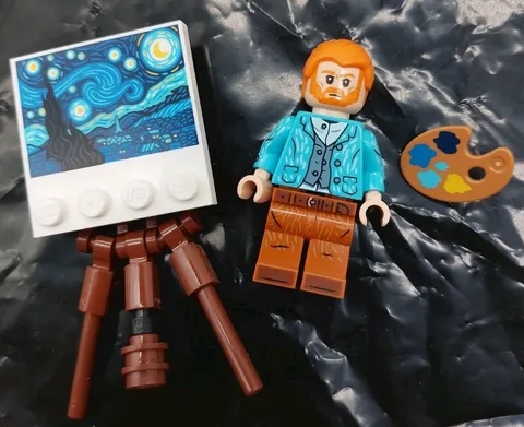 Lego Ideas Minifigure IDEA106 Vincent van Gogh Easel 