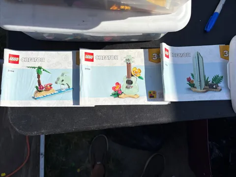 Set A Three Lego Creator #311563 And One Dolphin, Guitar, Plant #11