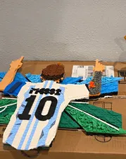 Lego MESSI Already Built & Comes With Box And Instructions