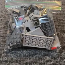 Miscellaneous Bag Of Gray Grey Lego Pieces