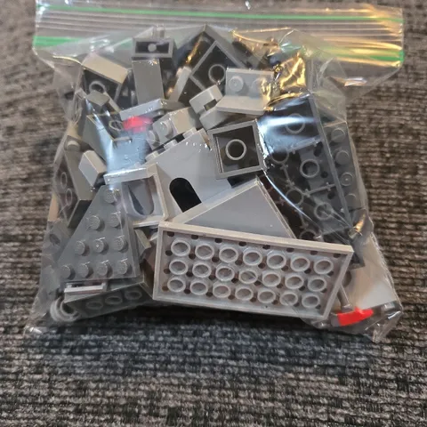 Miscellaneous Bag Of Gray Grey Lego Pieces