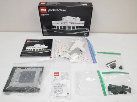 Complete!! Vtg LEGO Architecture "Villa Savoye" #21014 with BOX & MANUAL!!