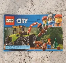 LEGO City Forest Tractor 60181 Instruction Manual Booklet (Booklet Only)