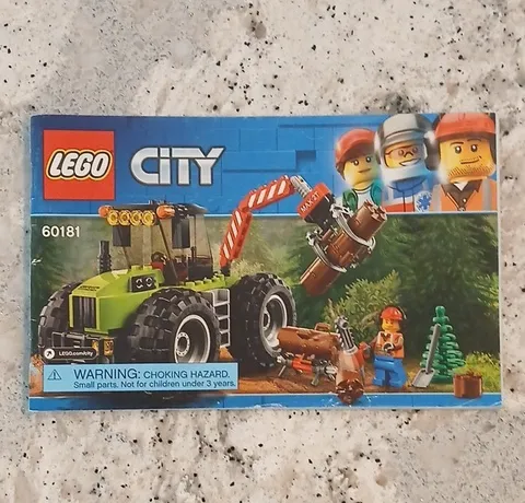 LEGO City Forest Tractor 60181 Instruction Manual Booklet (Booklet Only)