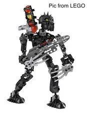 LEGO Bionicle Toa Inika 8729 Toa Nuparu Set & Canister Instruction Complete Note