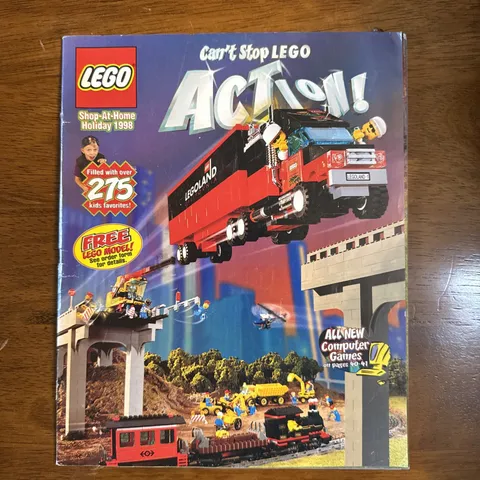 LEGO Shop At Home Holiday 1998 Magazine Catalog