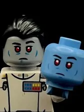Lego Star Wars Grand Admiral Thrawn Misprint Minifigure Head Prototype Error