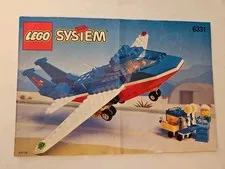 LEGO System Patriot Jet Airplane 6331 Instruction Manual Book Vintage 1996