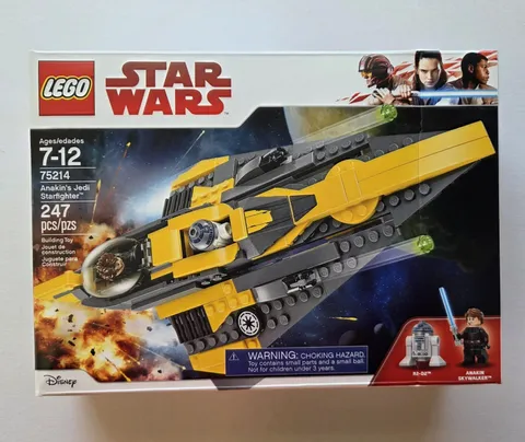 Brand New LEGO Star Wars: Anakin's Jedi Starfighter (75214) - Sealed In Box