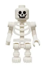 LEGO Minifigure - Skeleton gen099 twn526 - Bent Arms - Undead - Halloween  [New]