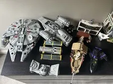 LEGO Star Wars Bulk Lot Mixed Vehicles/Ships Millennium Falcon Multicolor