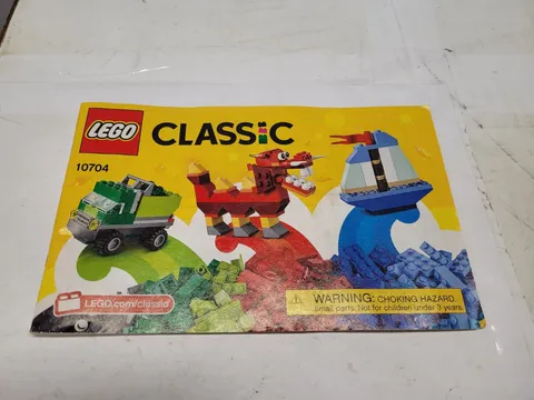 Lego classic  instruction book 10704 / me18 r3 d16