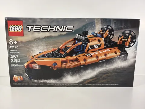 Lego Technic 42120 : Rescue Hovercraft 2in1 - New In Sealed Box - Retired