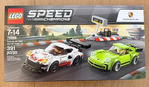 LEGO Speed Champions: Porsche 911 RSR & 911 Turbo 3.0 - Set 75888 - Brand New