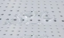 LEGO Lot of 4 Trans Clear Helmet Visors Minifig AZ