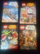 Lego Star Wars Checklist Mini-Magazines Lot of 4