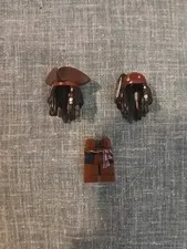 LEGO Pirates Caribbean Jack Sparrow Parts Lot Hair Hat Legs Genuine