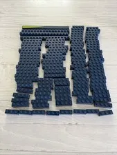 LEGO DARK BLUE LOT 115 PCS 1X16 1X6 1X4 BRICK VARIETY EARTH BLUE BUILDING PIECES