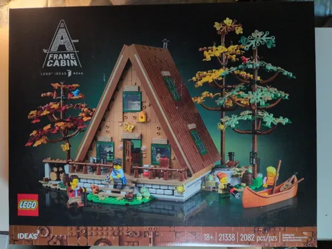 LEGO Ideas A-Frame Cabin 21338 Set 2082 Pieces New Sealed In Box